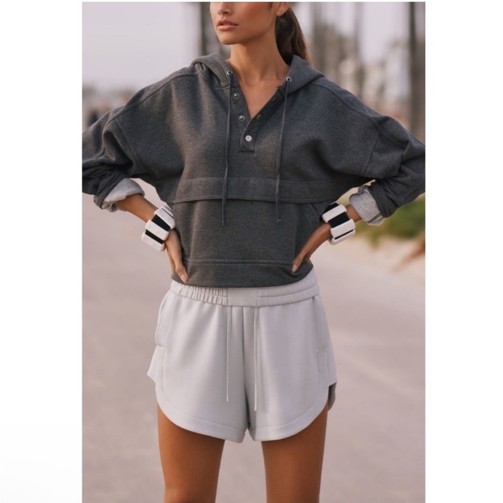 Anthropologie Daily Practice Henley Sweatshirt 1X New With Tags